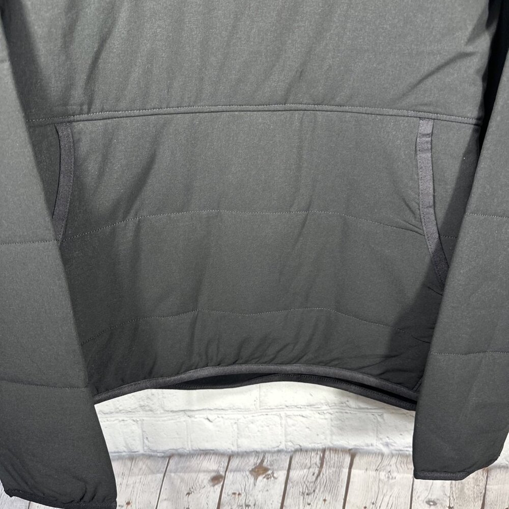 NEW The North Face Women Mountain Sweatshirt Pullover XL Black Pockets Hood - Picture 2 of 12